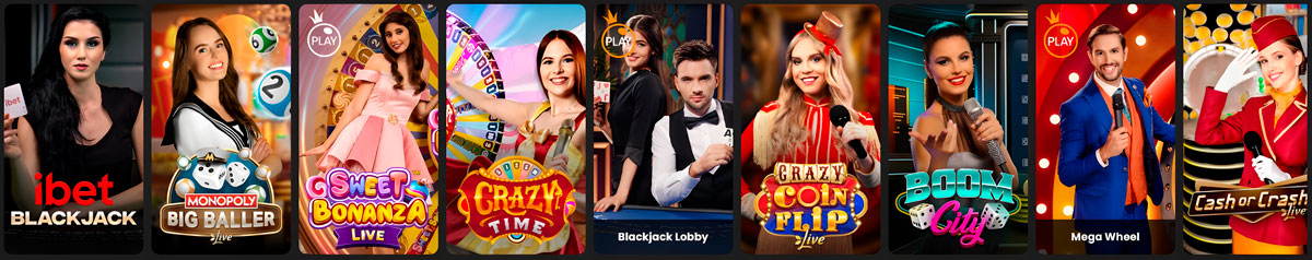 Games at iBet Live Casino