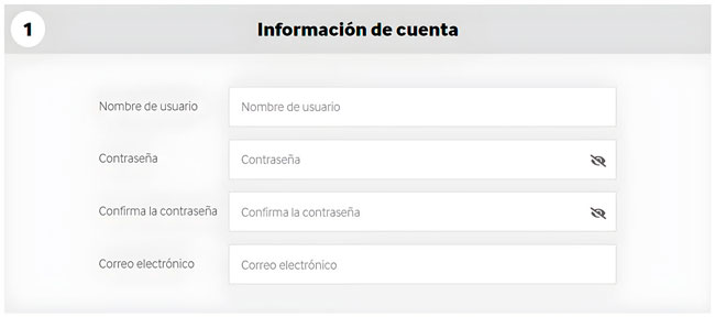 Procedimiento de inscripción