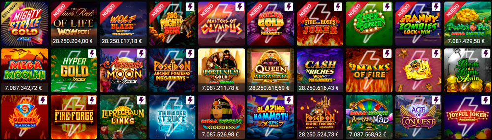 Jackpots progresivos